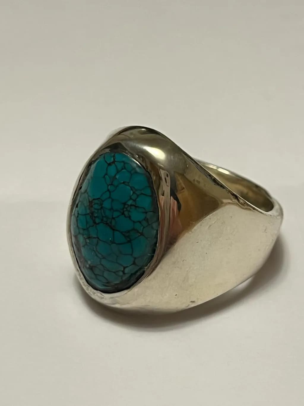 Turquoise Vein Ring