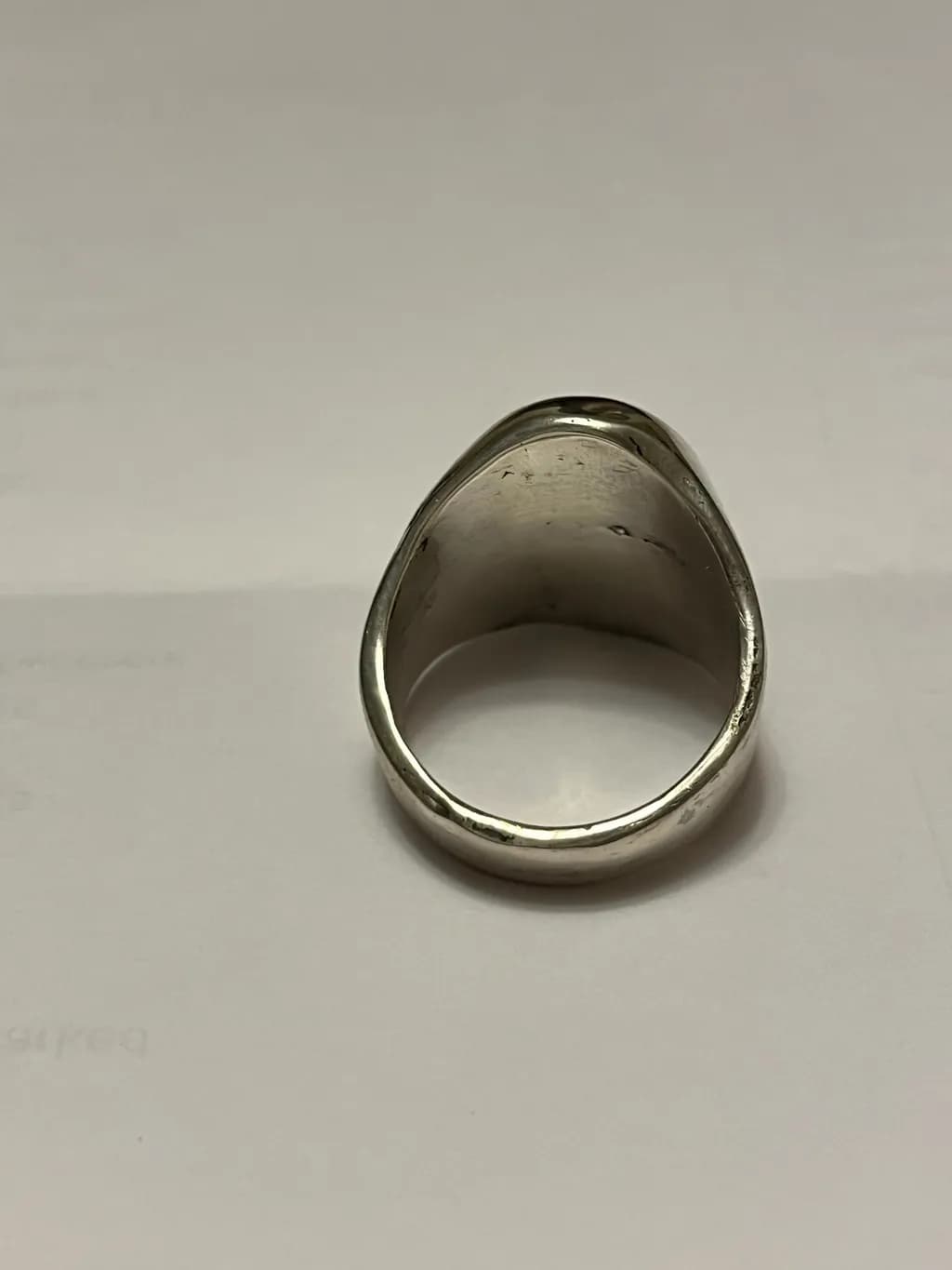 Curved Silver Band