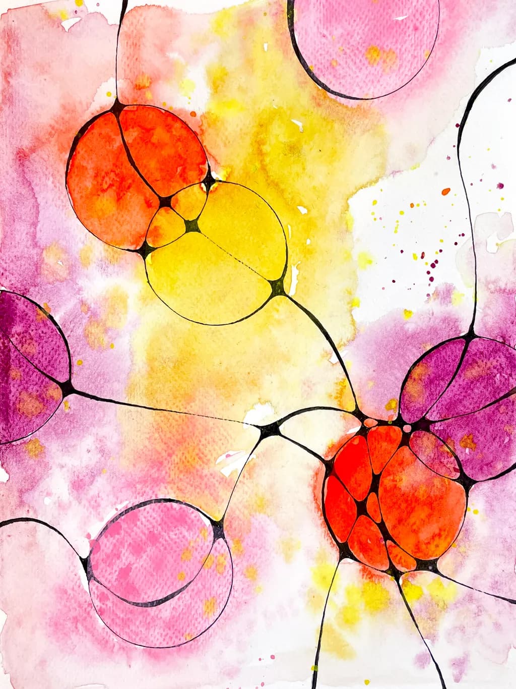 Bubbles of Joy: A Whimsical Dance of Color and Light