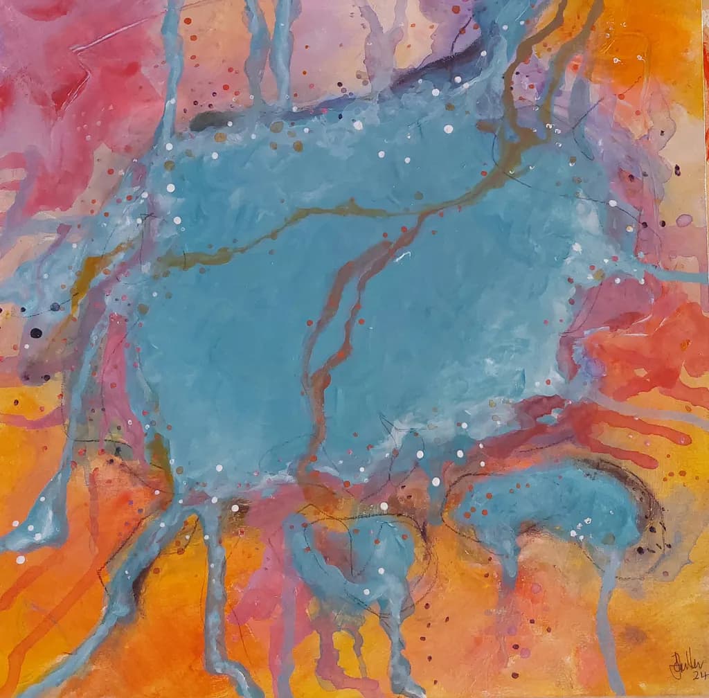 Vibrant Harmony: A Dance of Color and Emotion in Abstract Expressionism