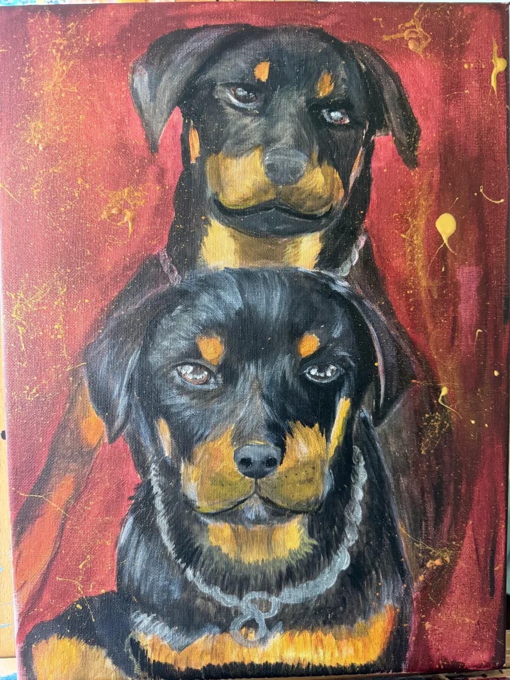 Majestic Guardians: A Portrait of Rottweiler Companionship