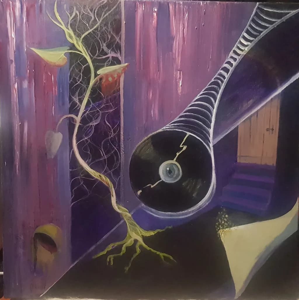 Vibrant Echoes: A Surreal Journey Through Nature and Music