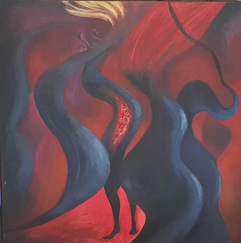Whispers of Flame: A Dance of Shadows and Light
