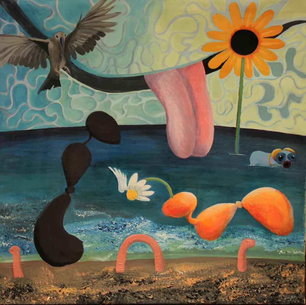 Whimsical Harmony: A Surreal Dance of Nature and Form