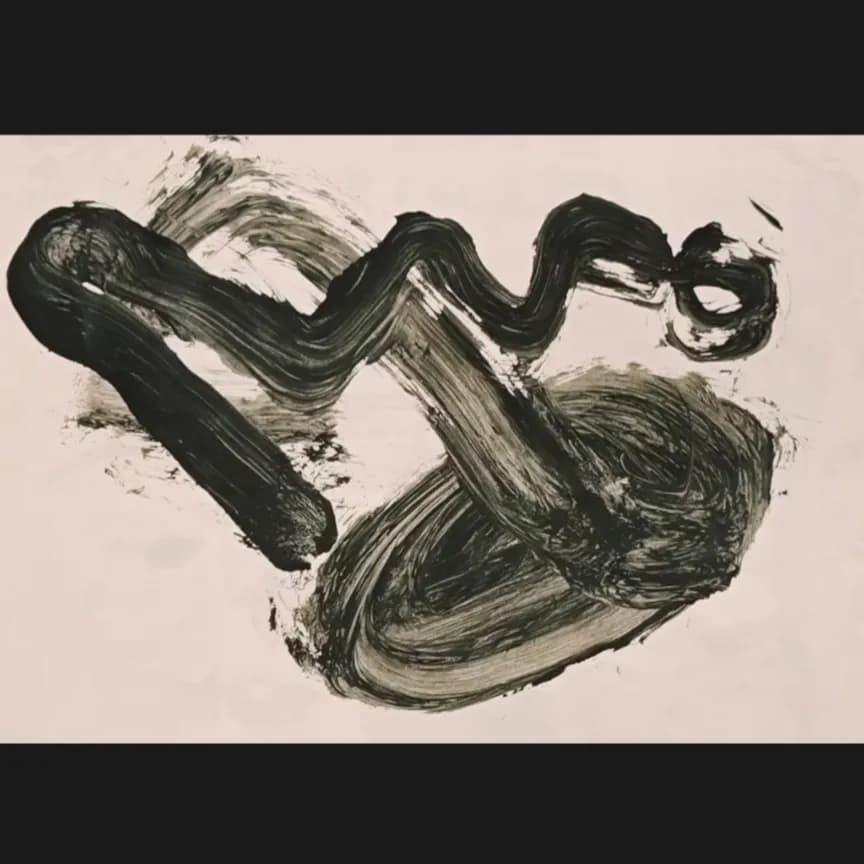 Whispers of Motion: An Abstract Dance in Black and White