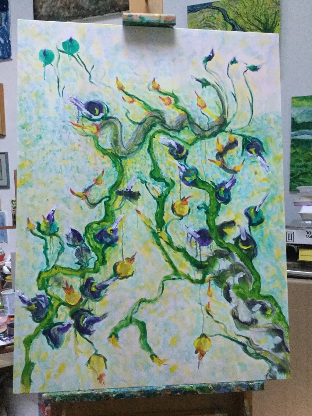 "Twisting Blooms"