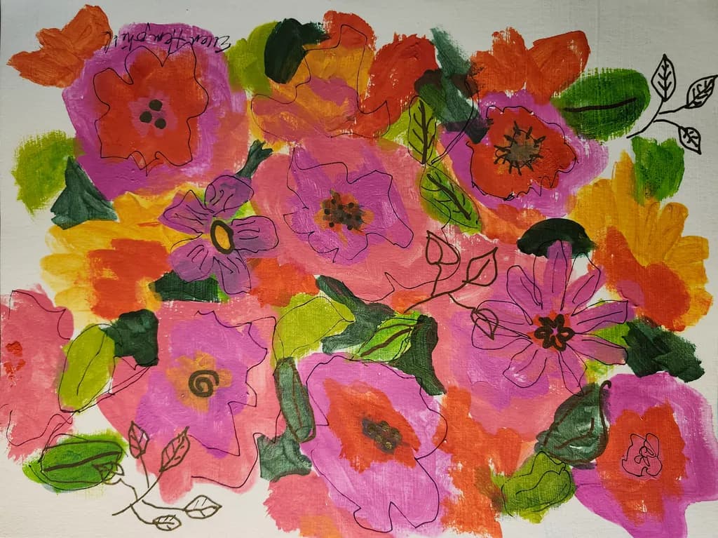 Colorful Flower Garden