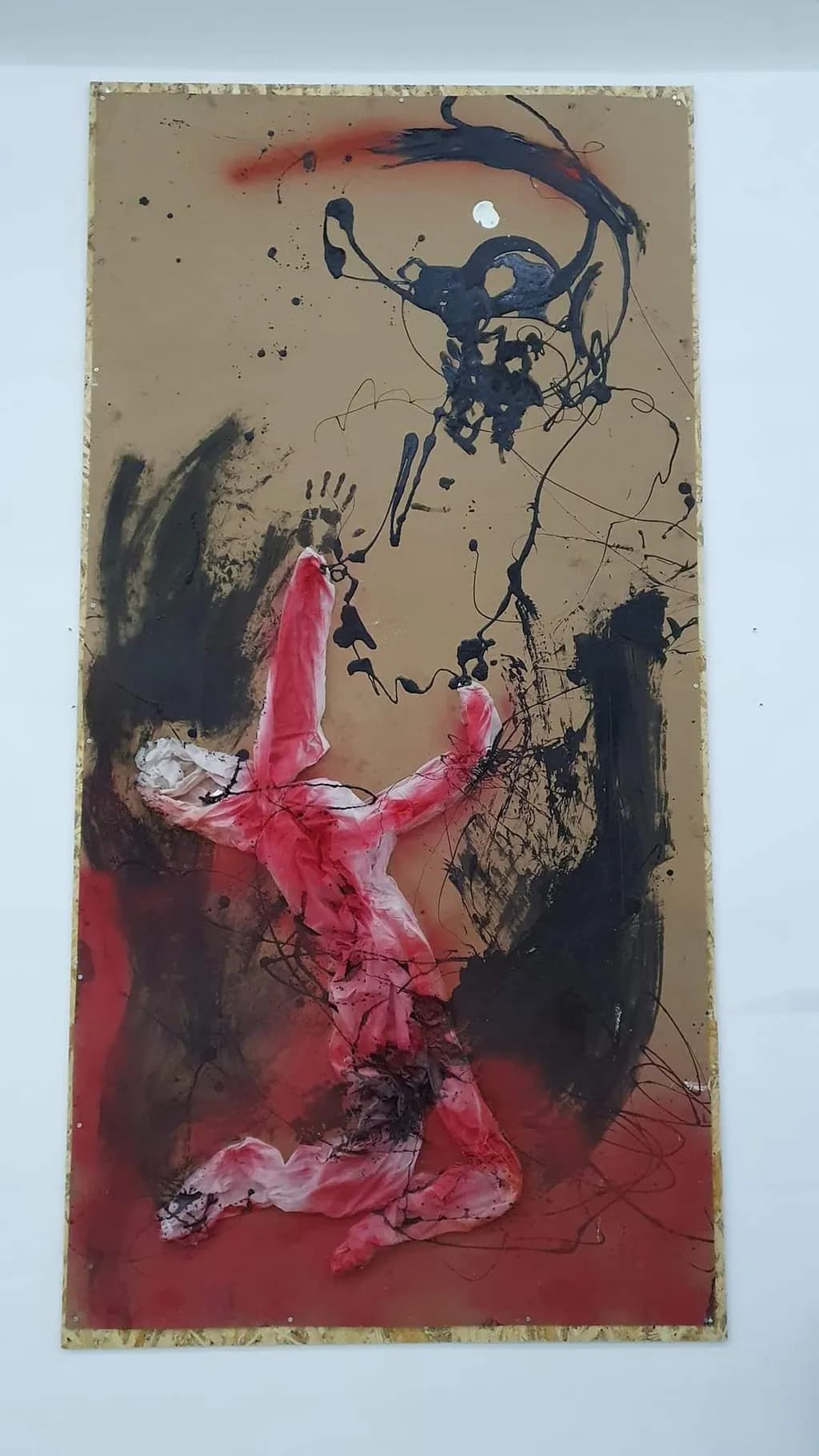 Emotional Echoes: An Abstract Expression of Contrast and Figure in Art
