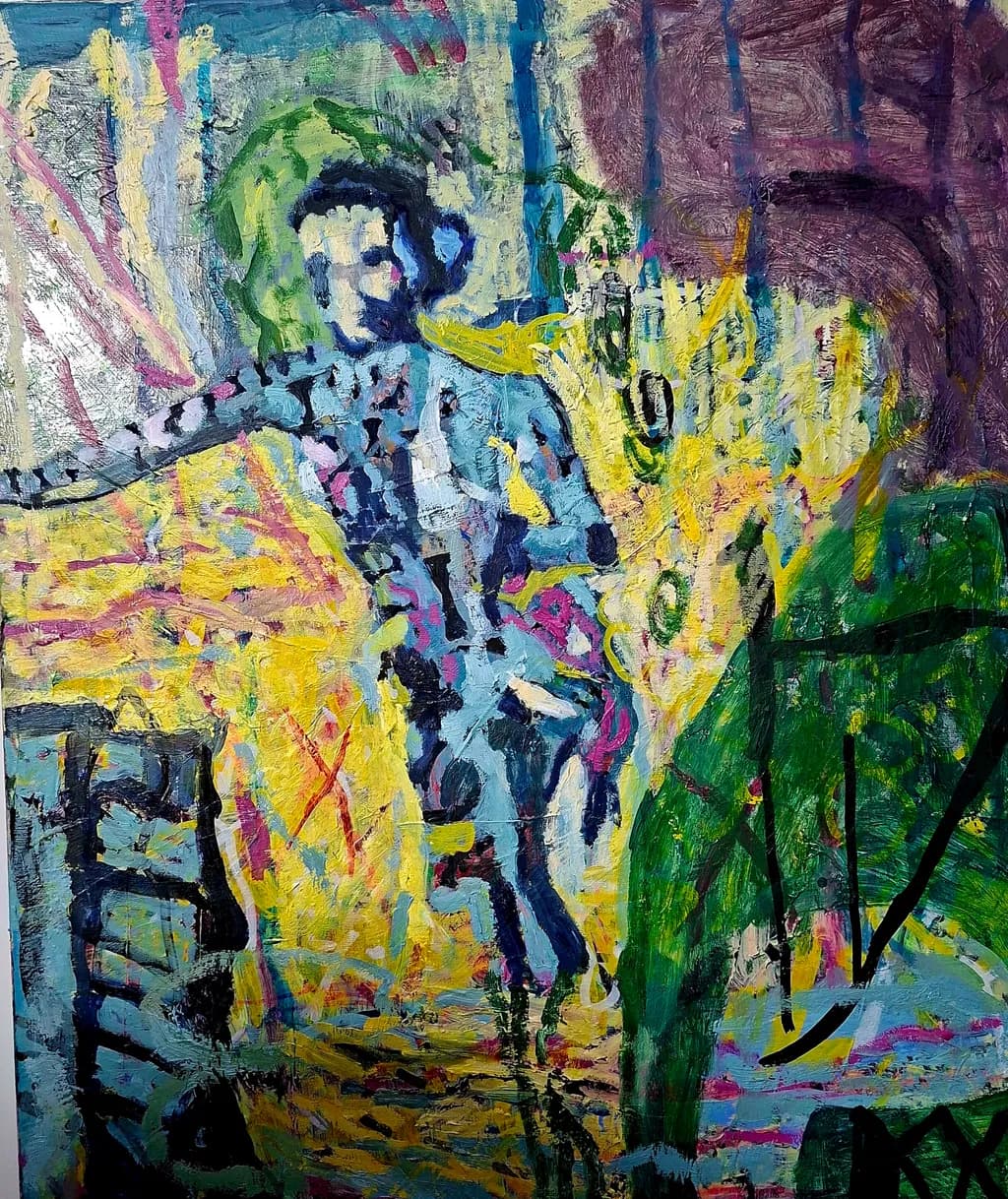 Abstract Figure Scene