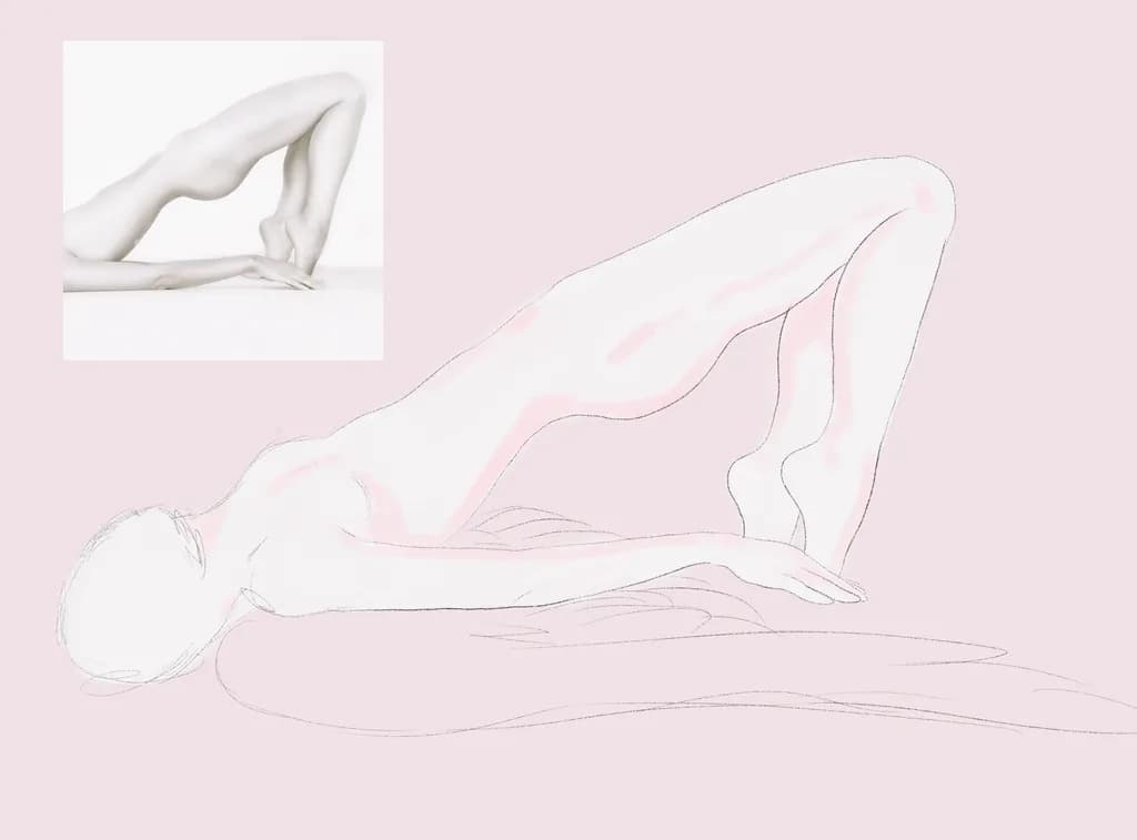 Ethereal Elegance: A Study of Form and Grace in Soft Pastels