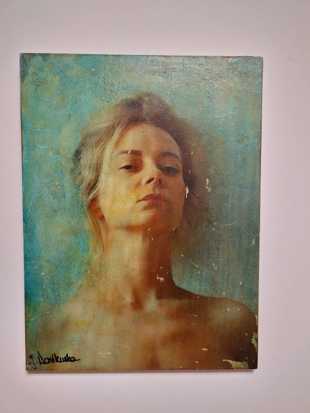 Ethereal Reflection: A Portrait of Serenity and Strength