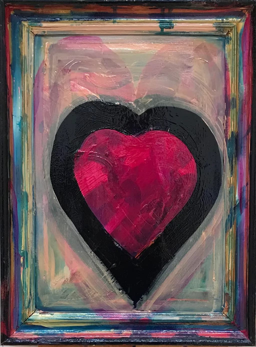 Framed Heart Contrast