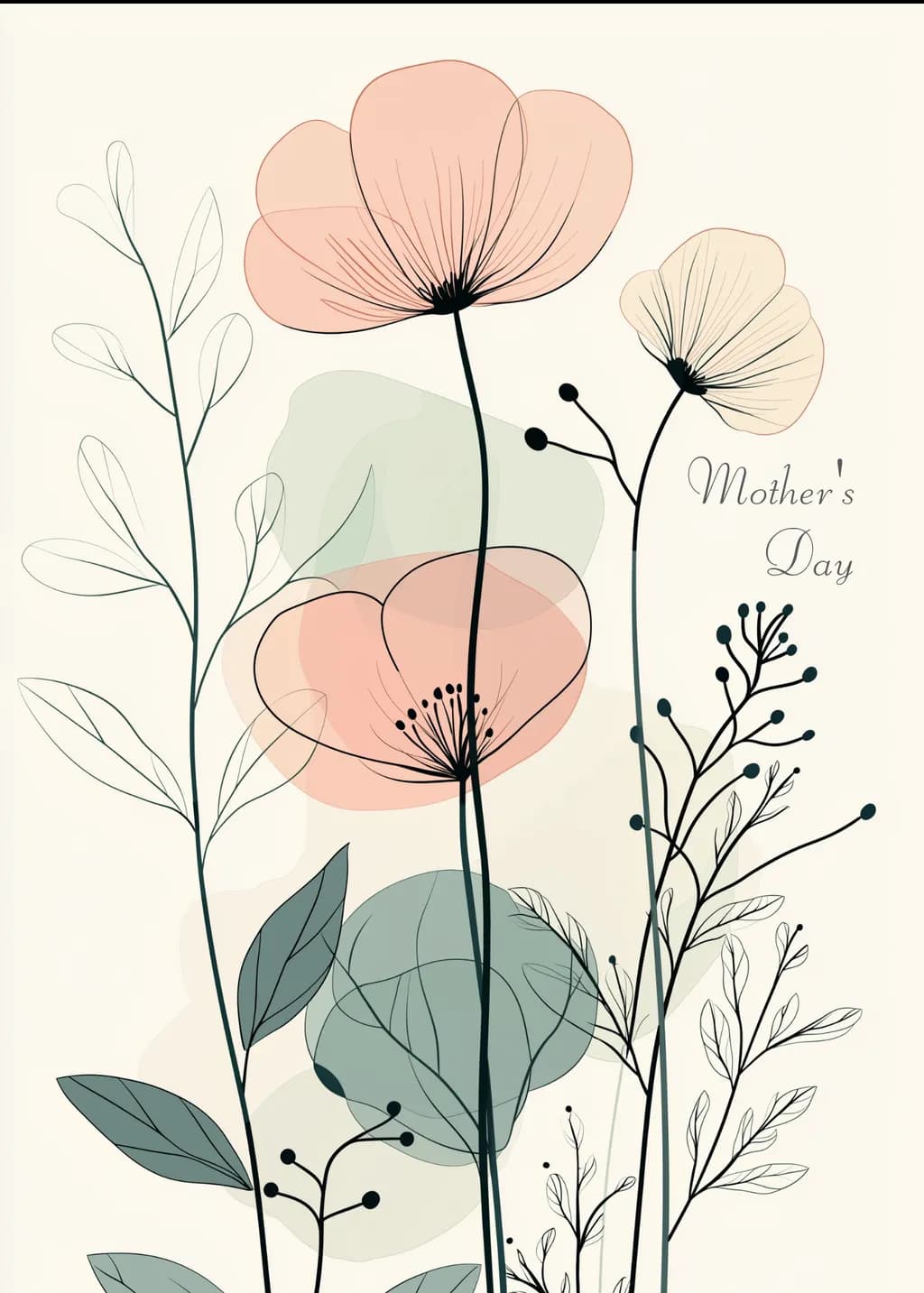 Whispers of Bloom: A Serene Floral Embrace for Mother's Day