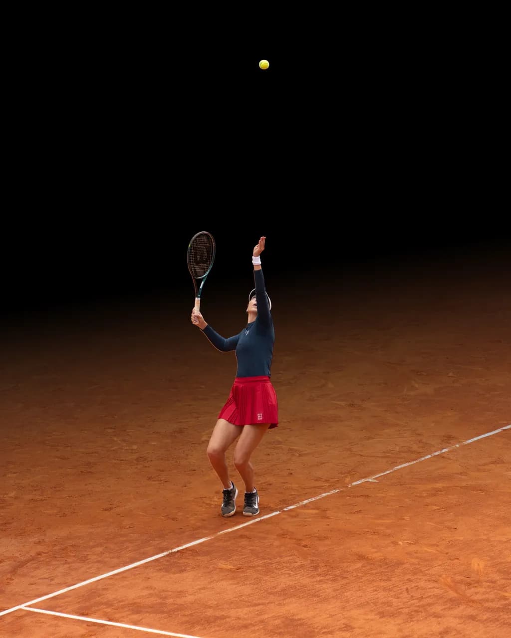 Dynamic Serve: Capturing the Essence of Athletic Focus in Tennis Action