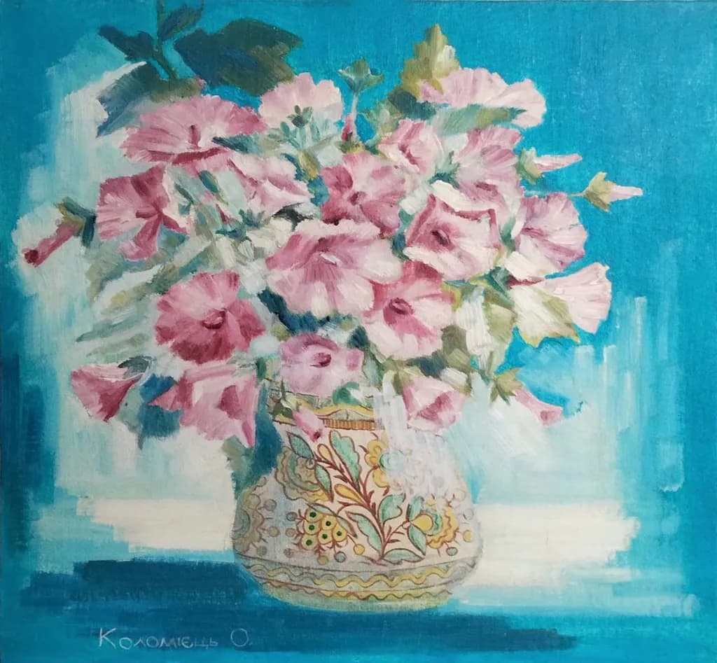 Hollyhock Bouquet
