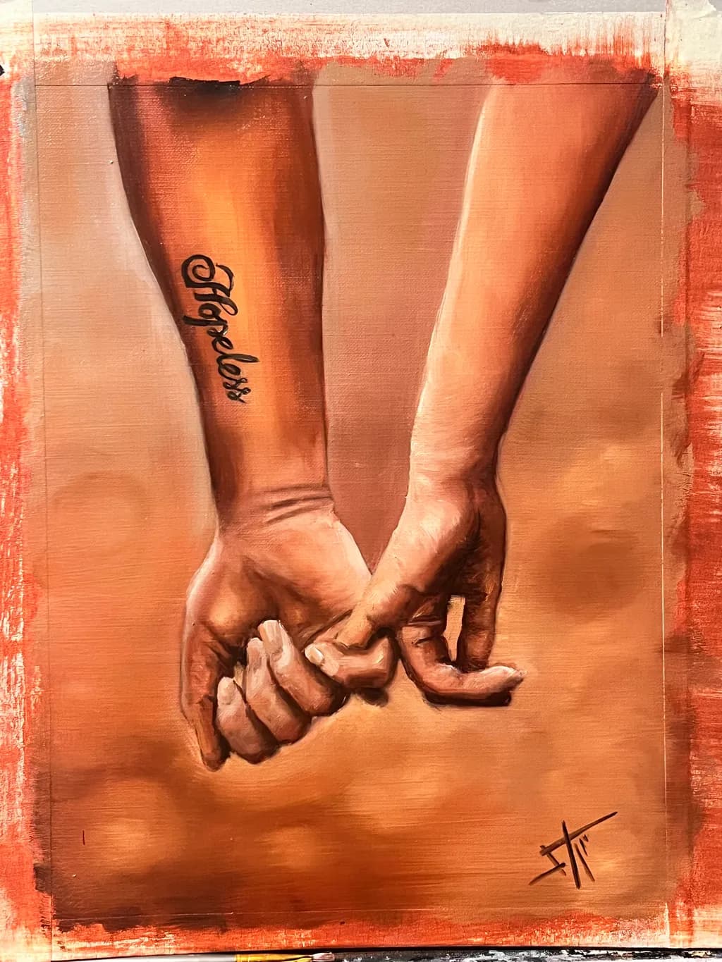 Eternal Connection: Hands of Hope and Emotion