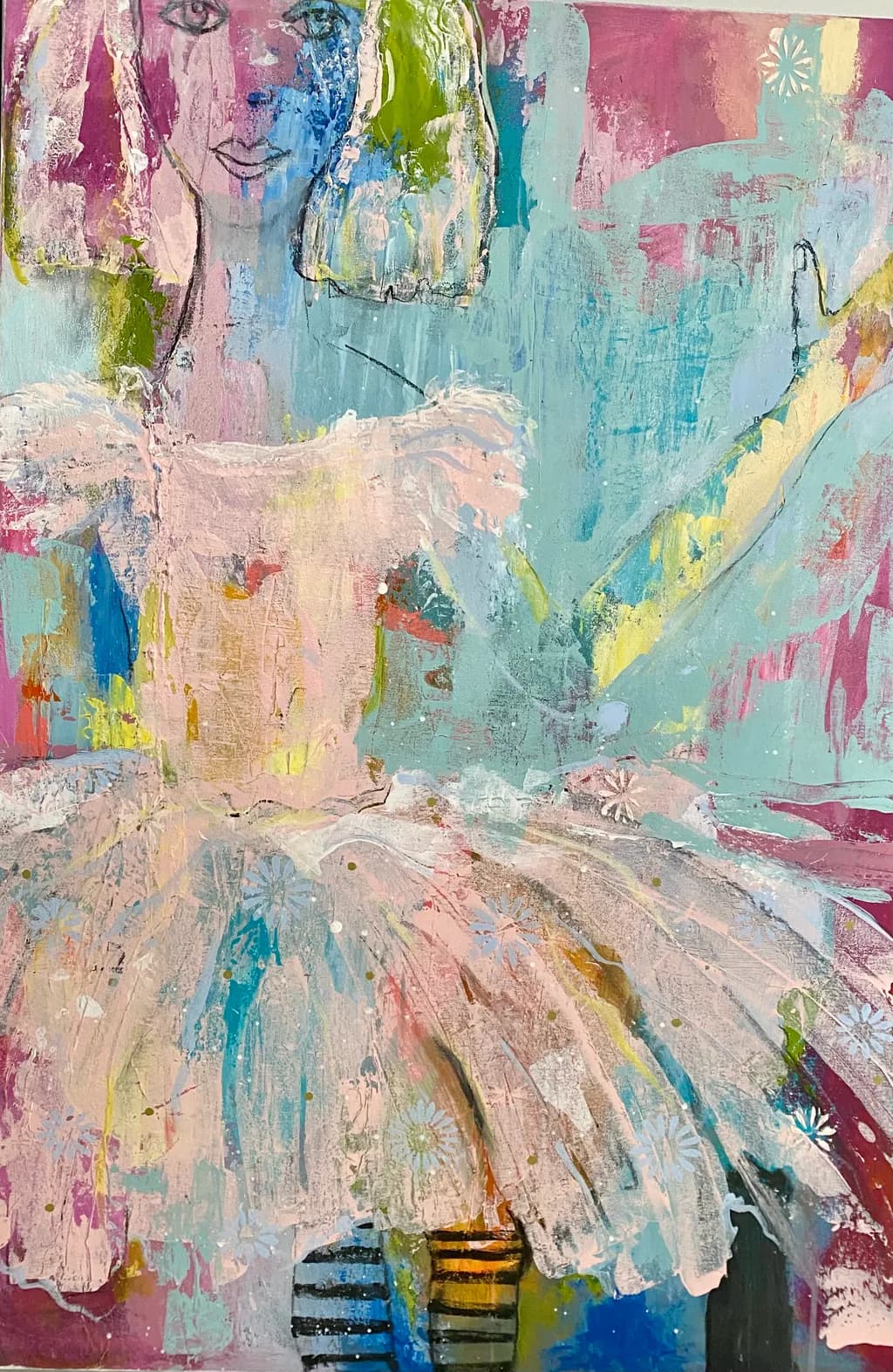 Whimsical Dance: A Colorful Ballet of Expression and Joy