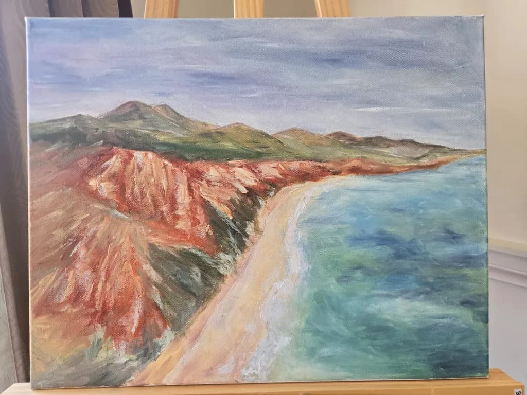Coastal Serenity: A Vibrant Journey Through Land and Sea