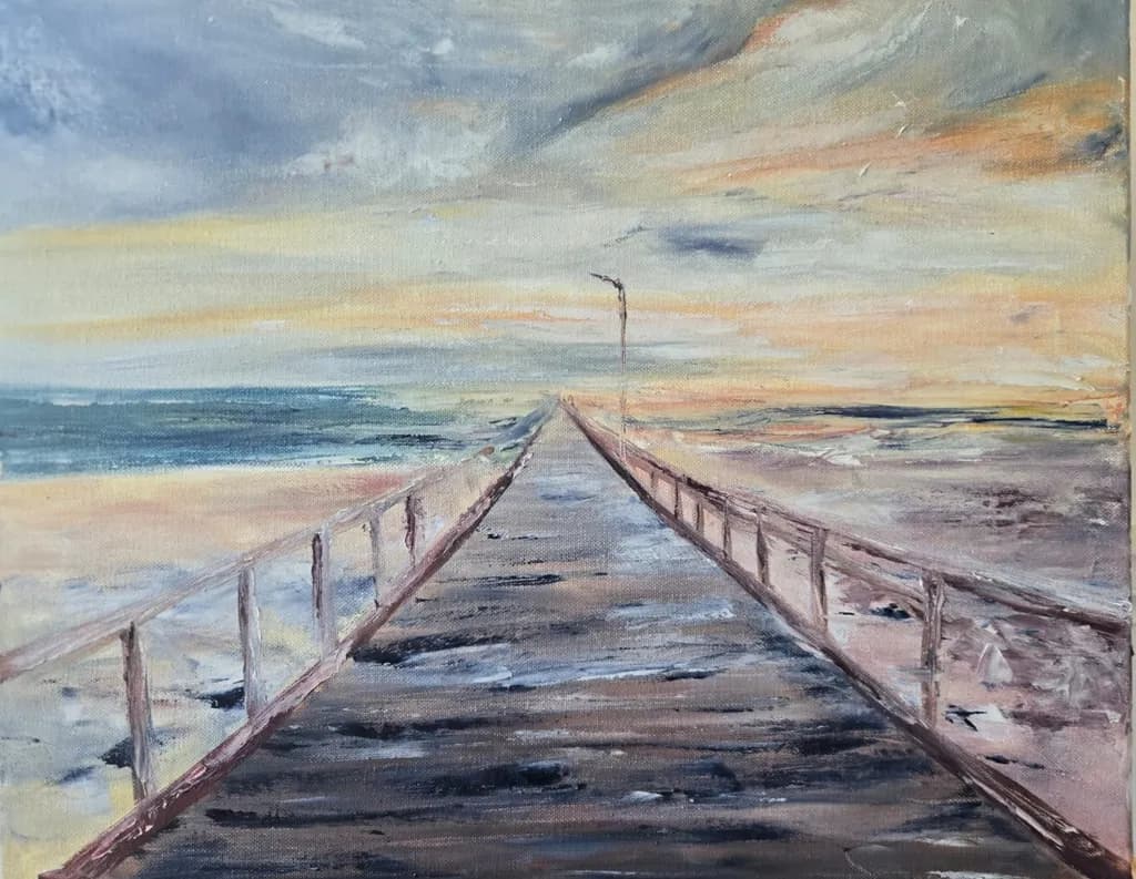 Serenity at Sunset: A Tranquil Pathway to the Ocean's Embrace