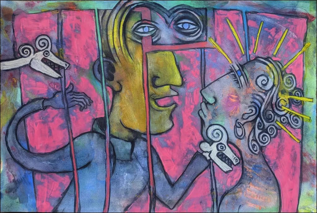 Whispers of Color: A Dance of Emotion and Expression in Abstract Art