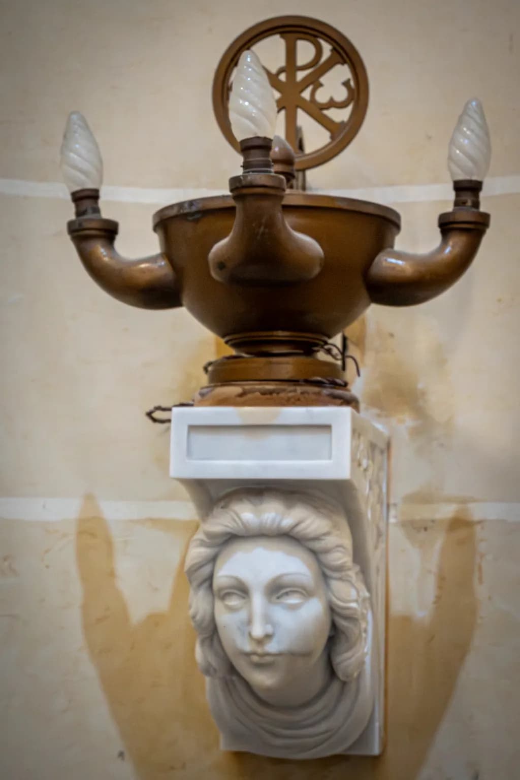 Ethereal Illumination: A Fusion of Classic Sculpture and Modern Design