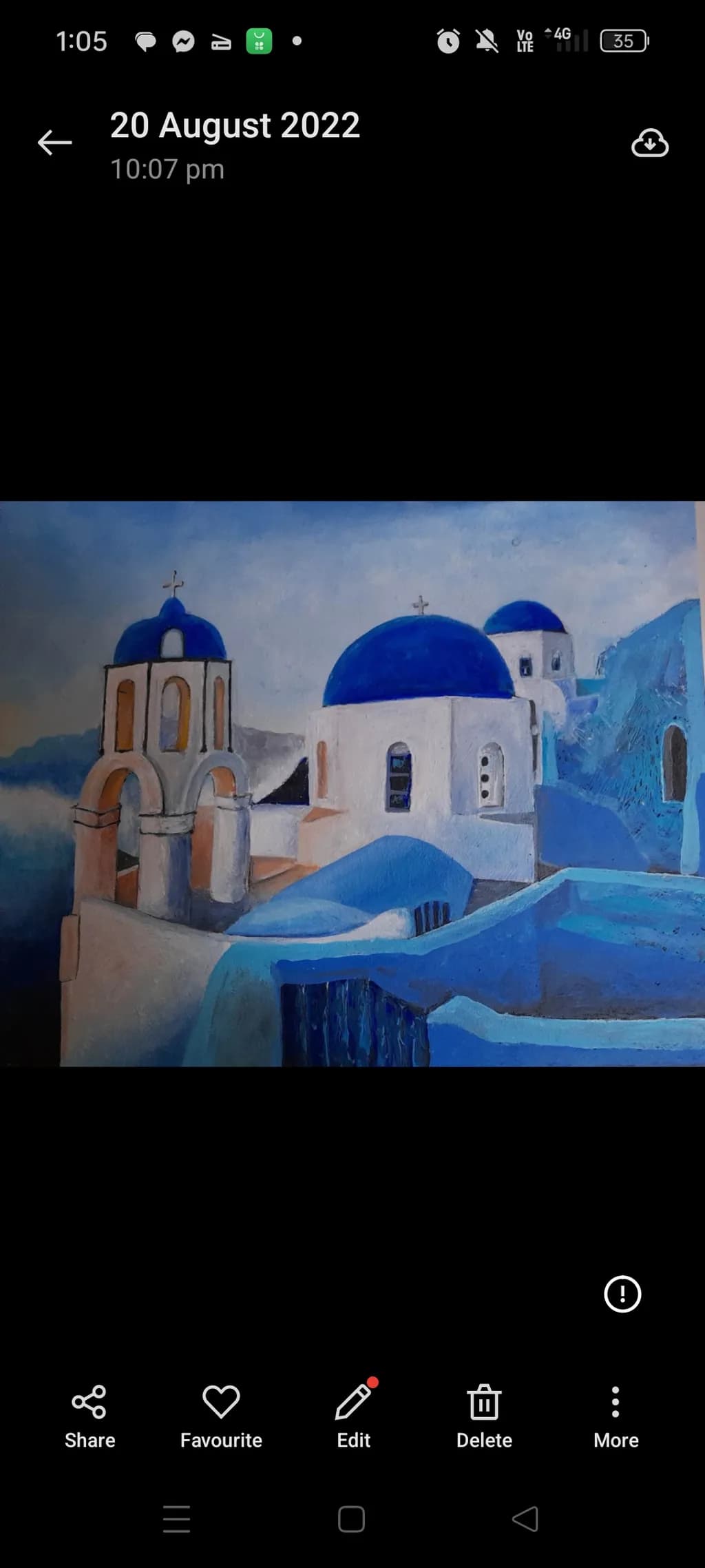 Whispers of Santorini: A Serene Blue Horizon