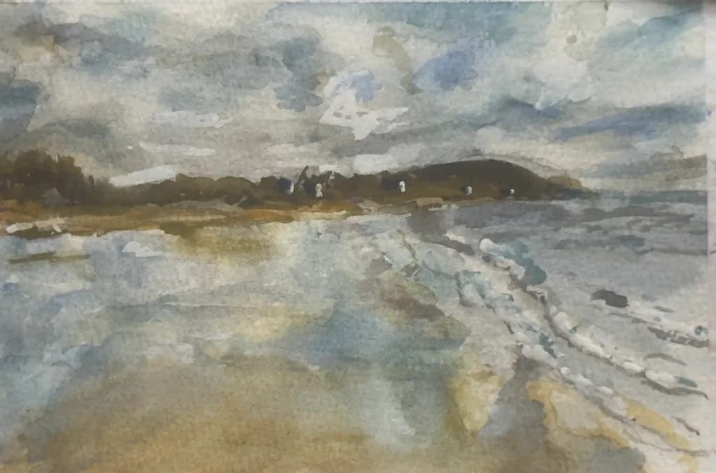 Machrie Bay reflections