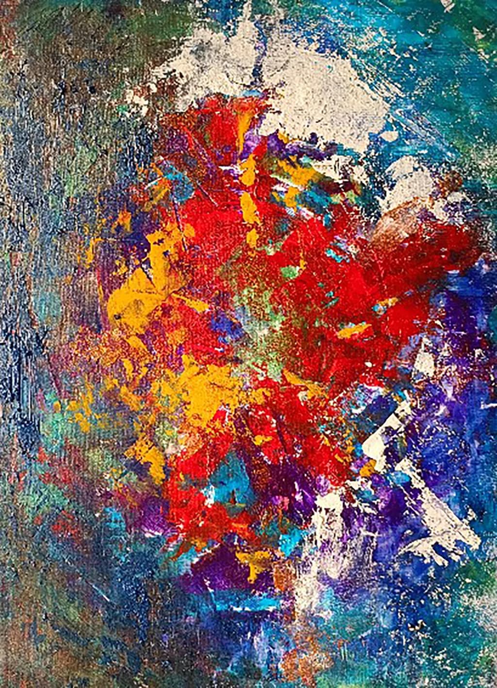 Abstract Floral Burst