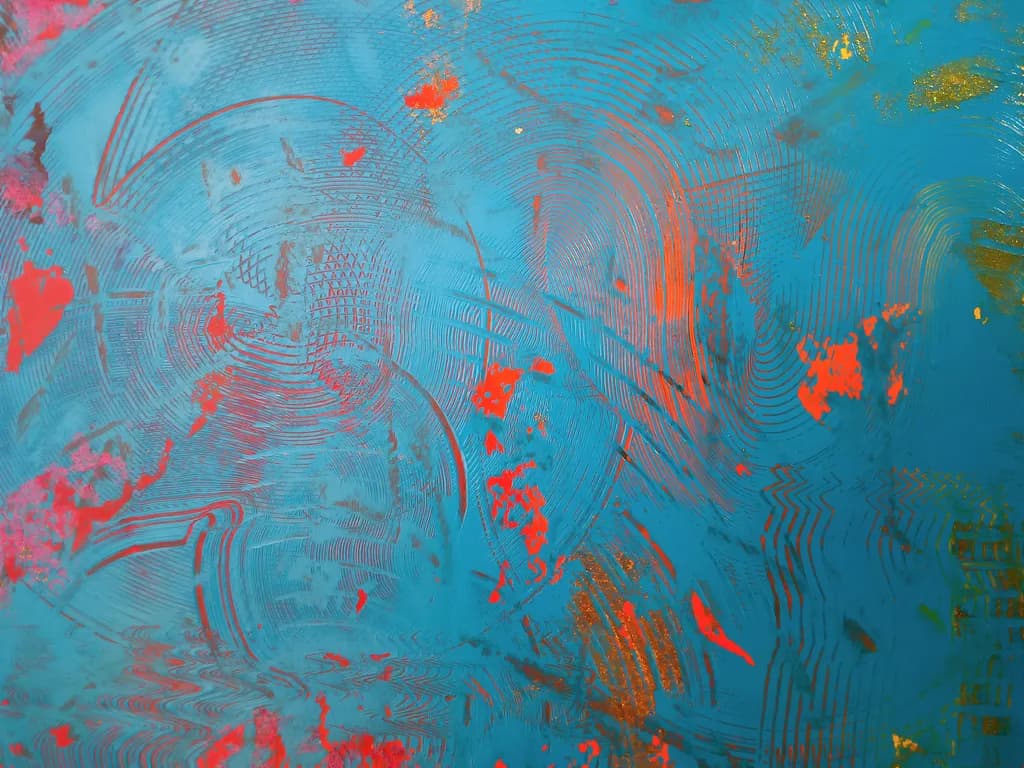 Blue Patterned Texture