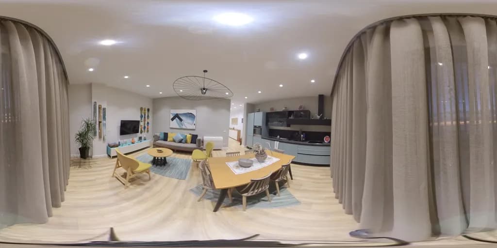 Modern Serenity: A 360-Degree View of Contemporary Living Spaces
