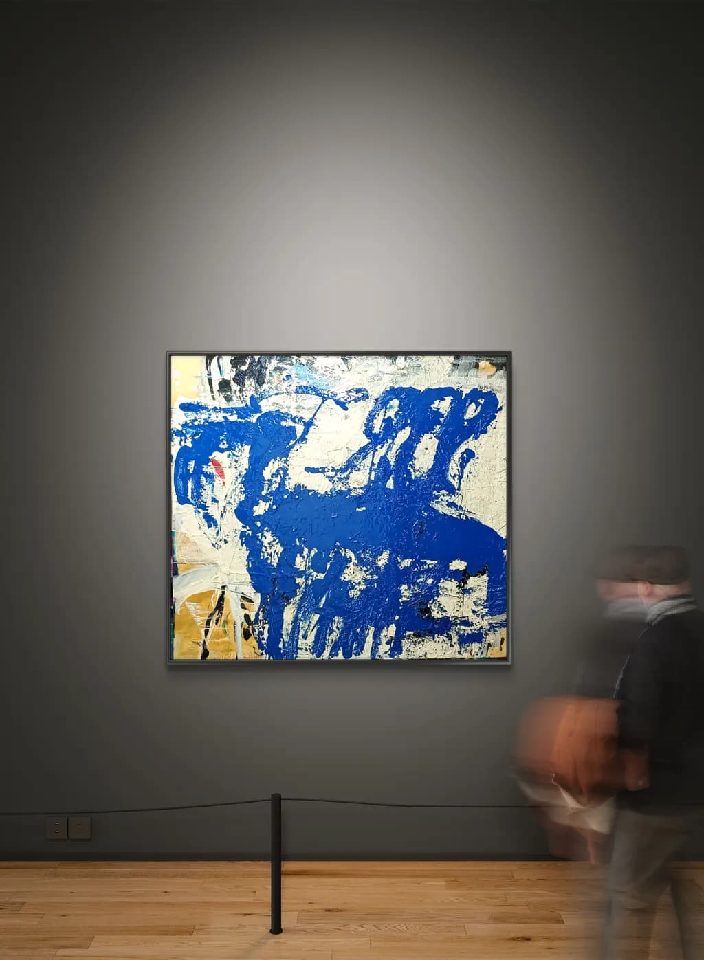 Ethereal Blue: An Abstract Journey Through Texture and Emotion