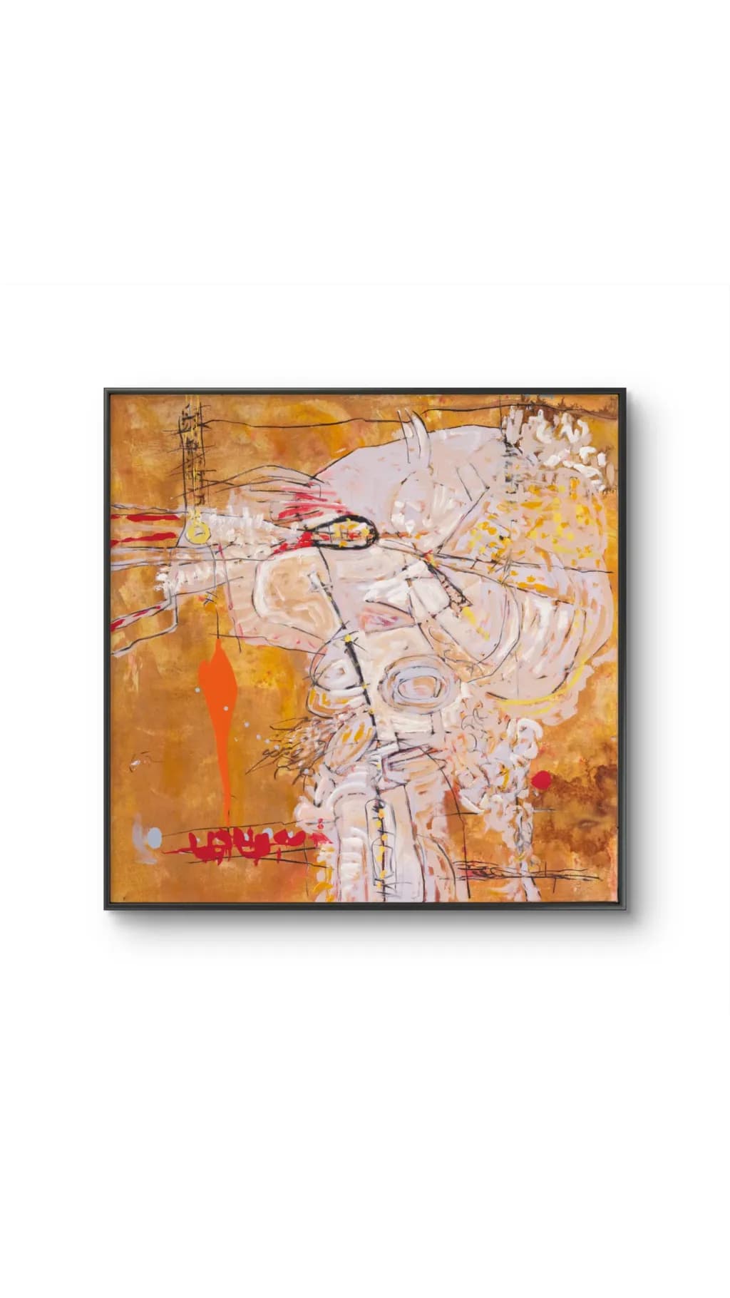 Ethereal Echoes: A Dance of Color and Form in Abstract Expressionism
