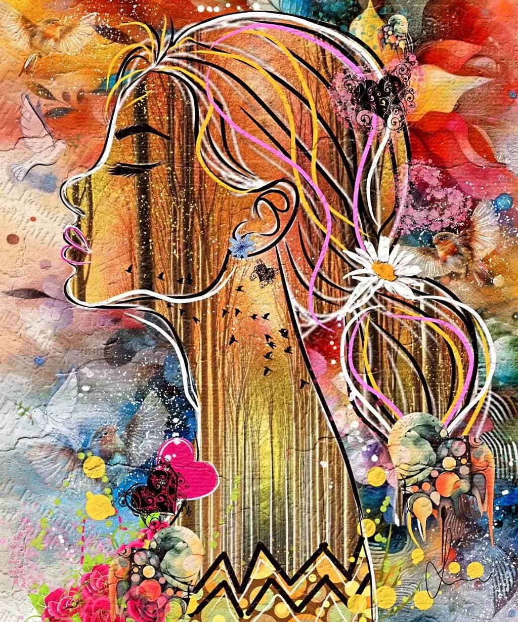 Whispers of Nature: A Vibrant Portrait of Serenity and Connection