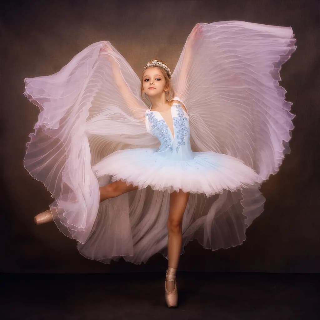 Whispers of Elegance: A Dancer's Dream in Ethereal Motion