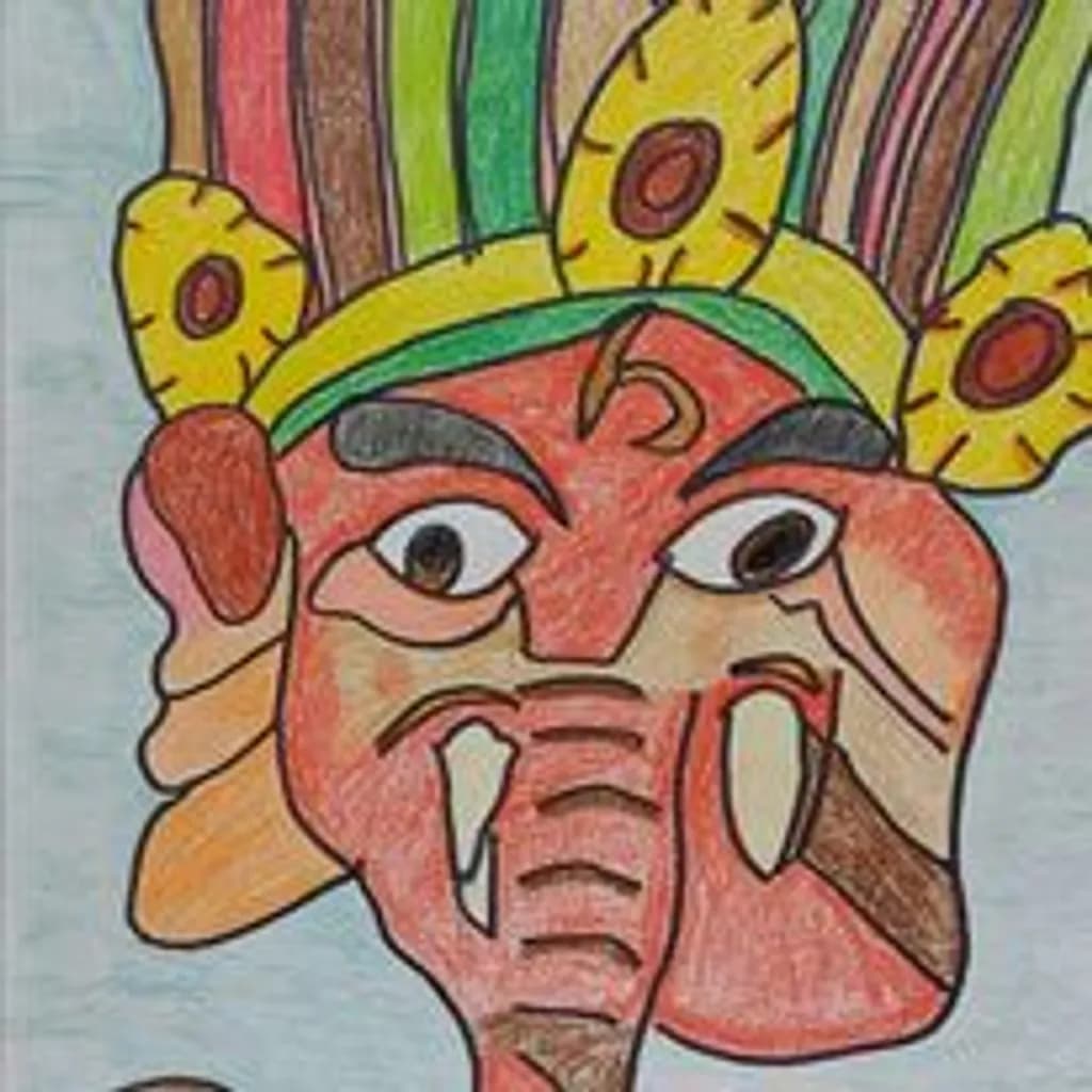 Tribal Elephant Mask