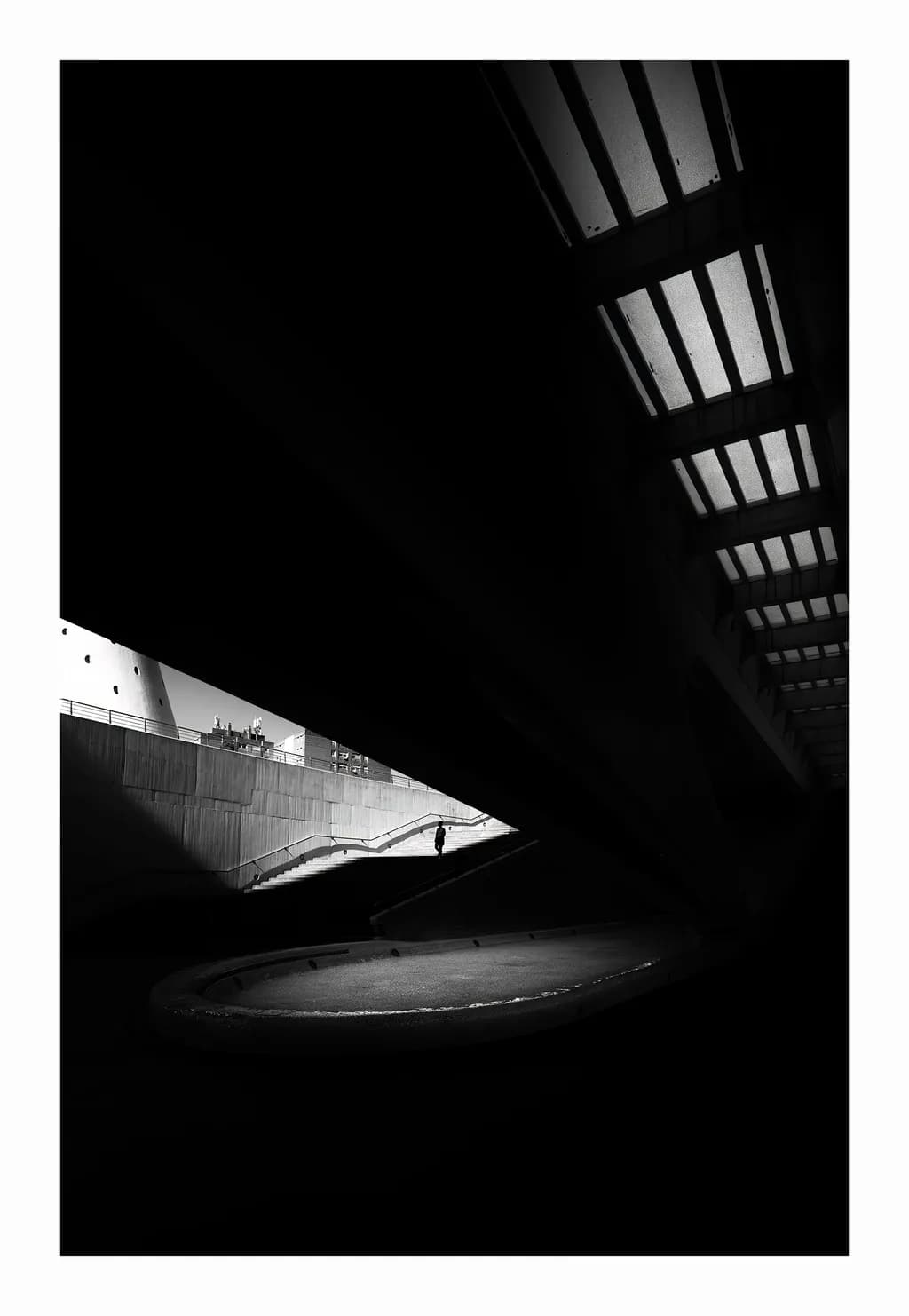 Urban Shadows: A Journey Through Light and Darkness in Monochrome Architecture