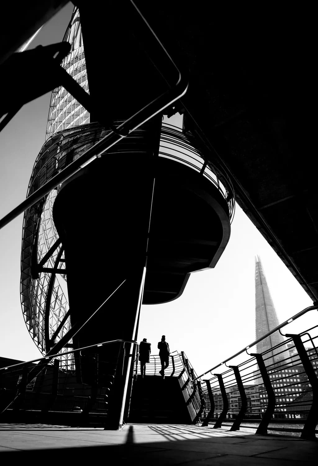 Urban Silhouettes: A Dance of Shadows and Light in Monochrome Architecture