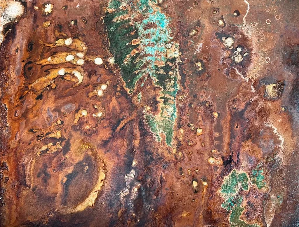 Rustic Harmony: A Journey Through Earthy Textures and Vibrant Hues