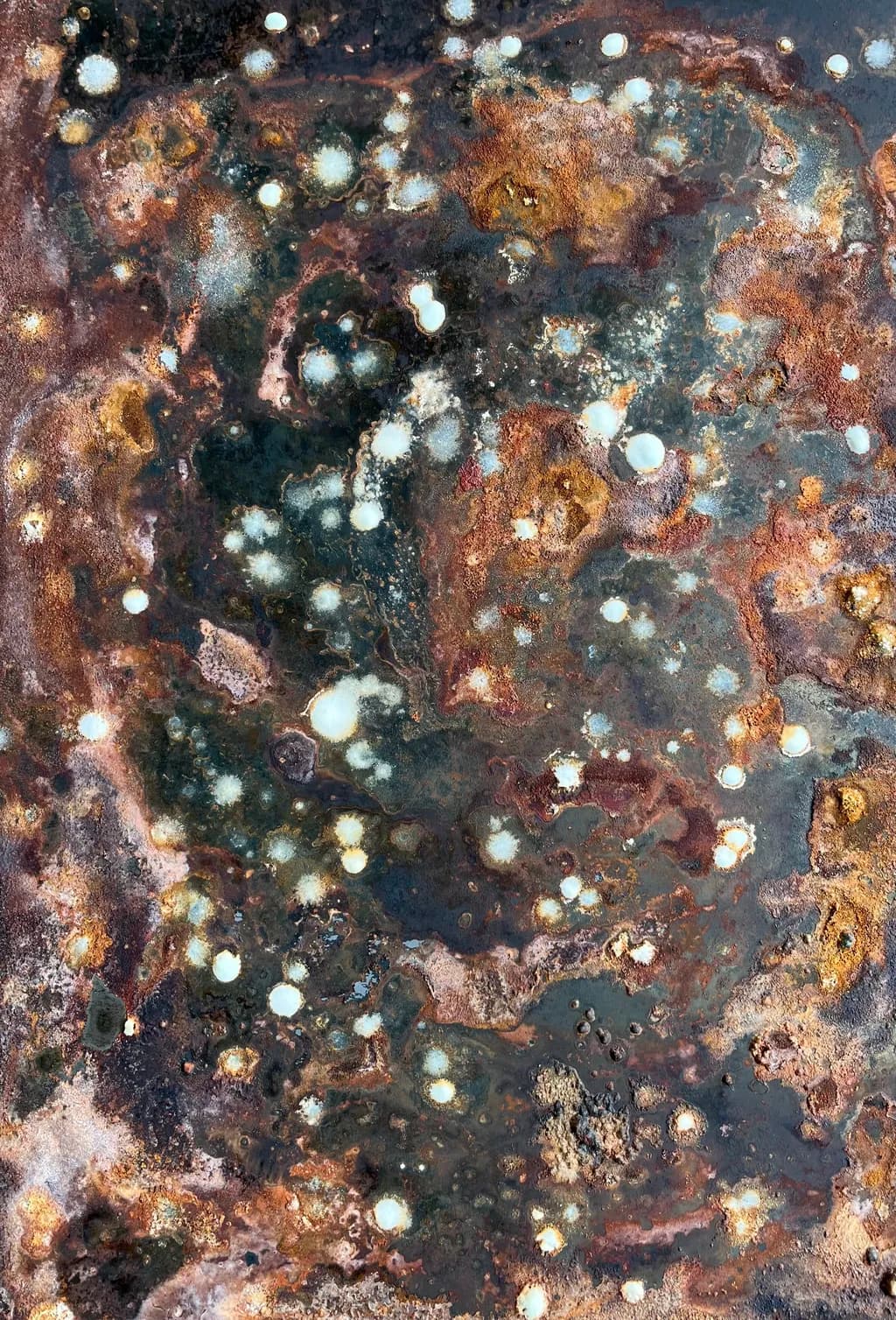 Celestial Echoes: A Cosmic Dance of Color and Texture
