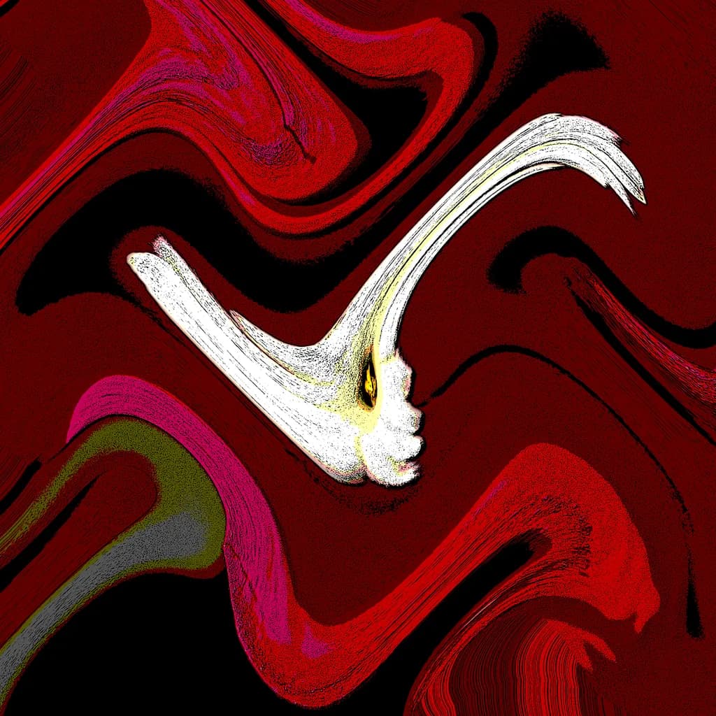 Whispers of Color: A Dance of Light and Shadow in Abstract Form