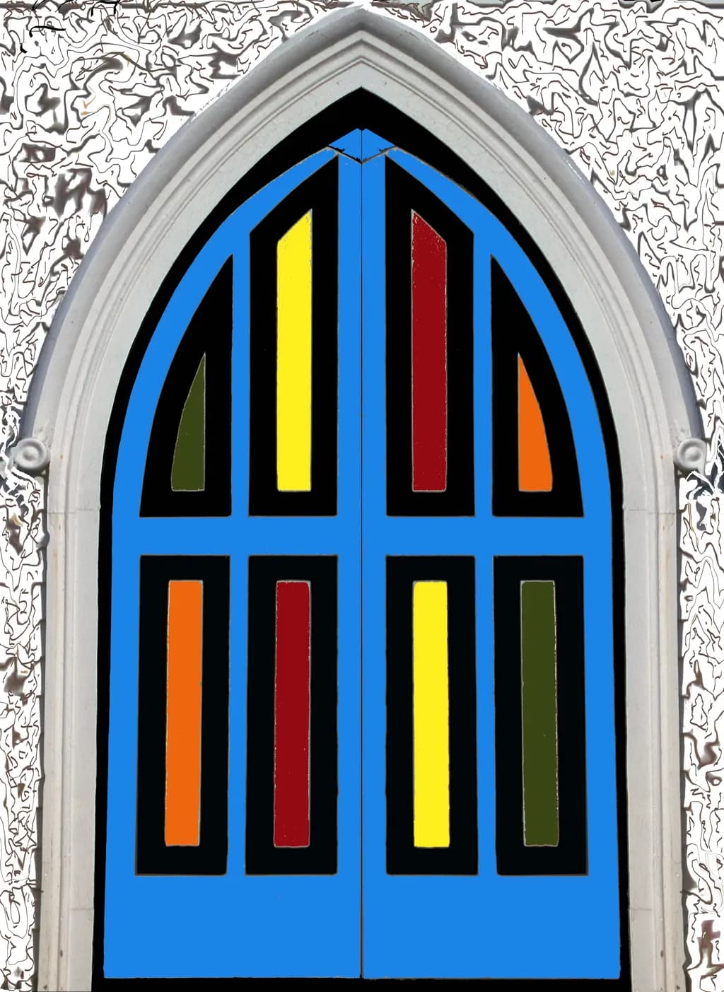 Vibrant Gateway: A Colorful Journey Through Artistic Expression