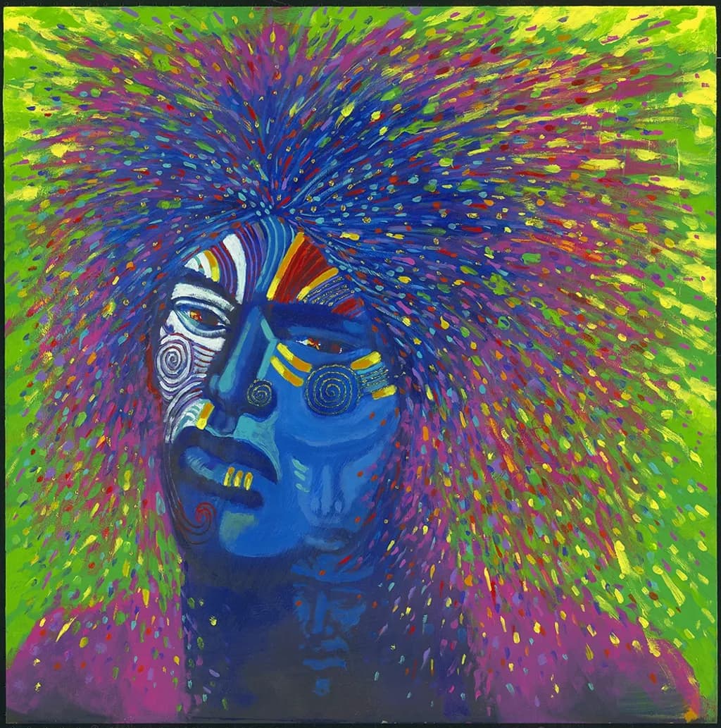 Abstract Face Burst