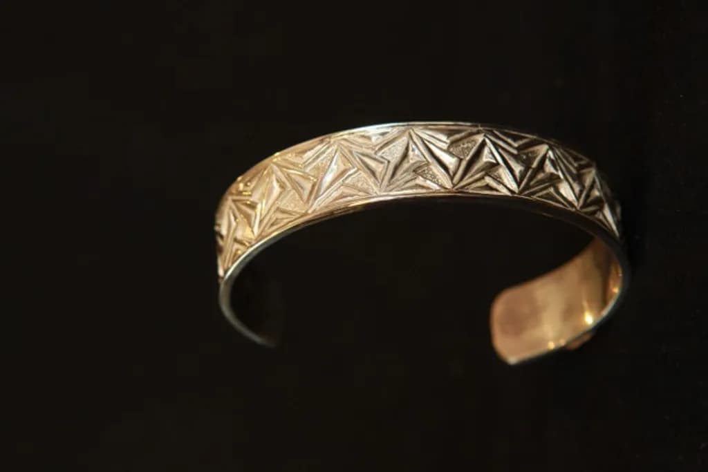 Patterned Metal Bracelet