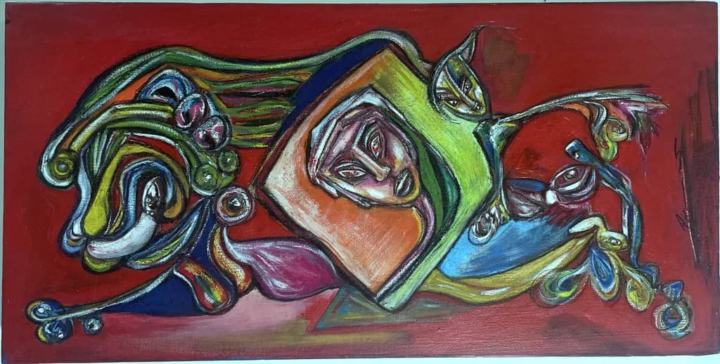 Abstract Faces Composition