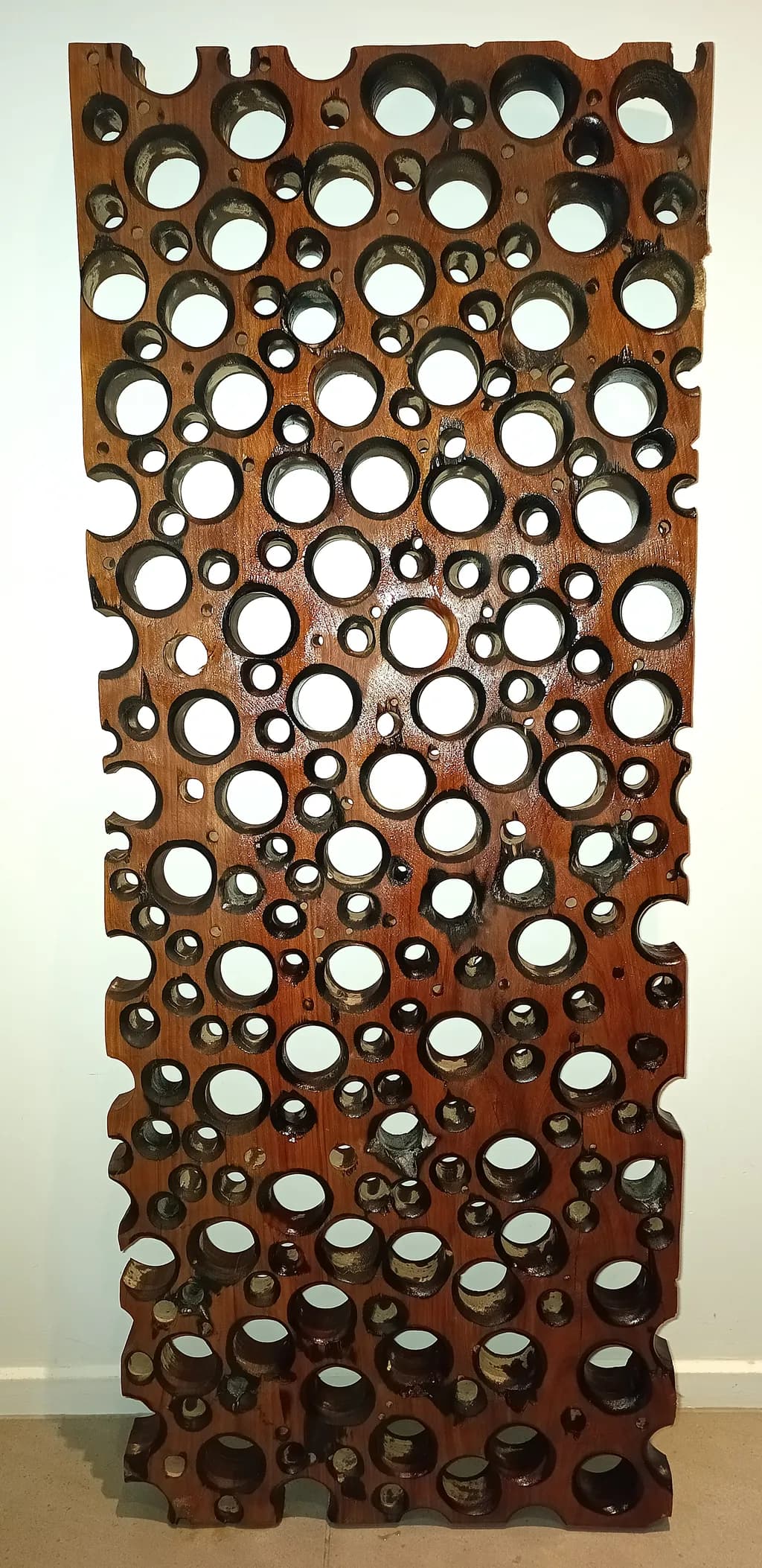 Whimsical Wood: A Dance of Circles and Shadows in Artisan Craftsmanship
