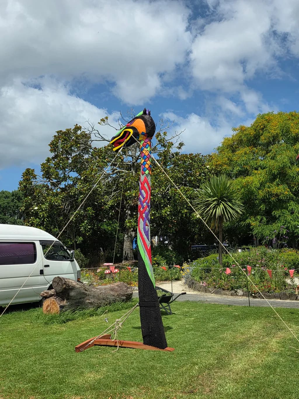 Colorful Bird Sculpture