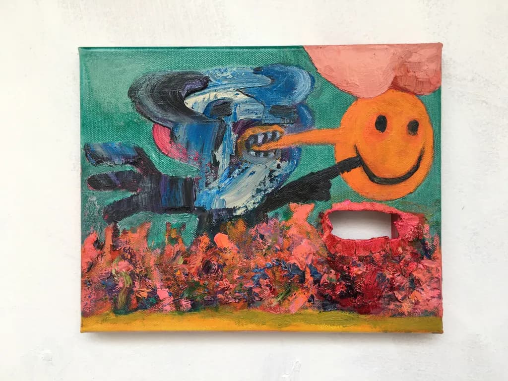 Whimsical Harmony: A Playful Dance of Color and Emotion