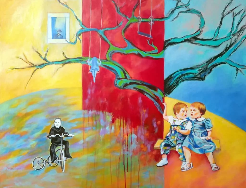 Whispers of Childhood: A Colorful Journey Through Innocence and Imagination
