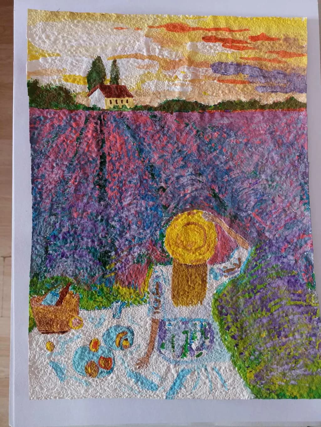 Lavender Field Picnic
