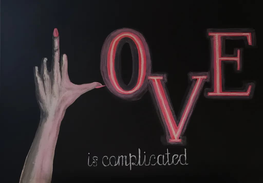 Love's Intricate Dance: A Visual Exploration of Complication and Emotion